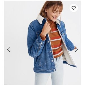 Madewell oversized jean jacket, brand new